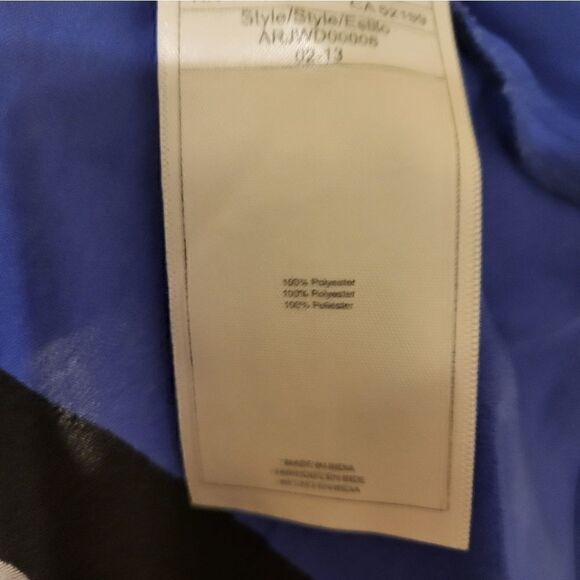 Roxy blue/white/black strapless dress  - Picture 4 of 6